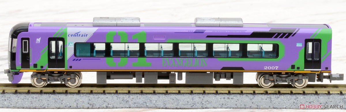[Limited Edition] Meitetsu Series 2000 Evangelion Special Version Mu Sky Four Car Formation Set (w/Motor) (4-Car Set) (Pre-colored Completed) (Model Train) Item picture2