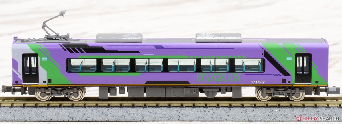 [Limited Edition] Meitetsu Series 2000 Evangelion Special Version Mu Sky Four Car Formation Set (w/Motor) (4-Car Set) (Pre-colored Completed) (Model Train) Item picture6