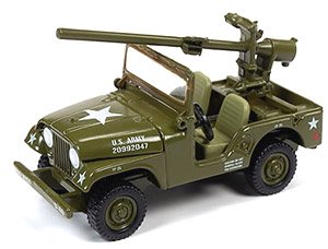 Korean War Willys M38A1C Jeep (Green) (Diecast Car)