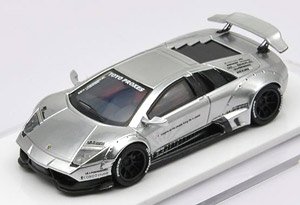LIBERTY WALK LB Works Murcielago LP670 Metal Silver (ミニカー)