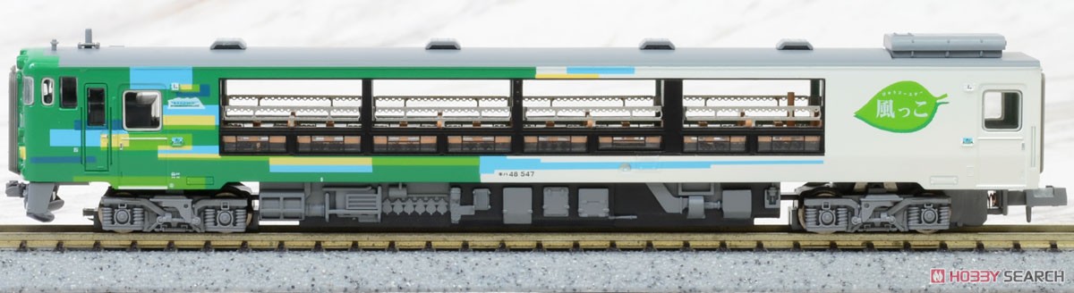 キハ48 びゅうコースター 「風っこ」 夏姿 2両セット (2両セット) (鉄道模型) 商品画像1