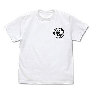 鬼滅の刃 藤の花の家紋 Tシャツ WHITE M (キャラクターグッズ)