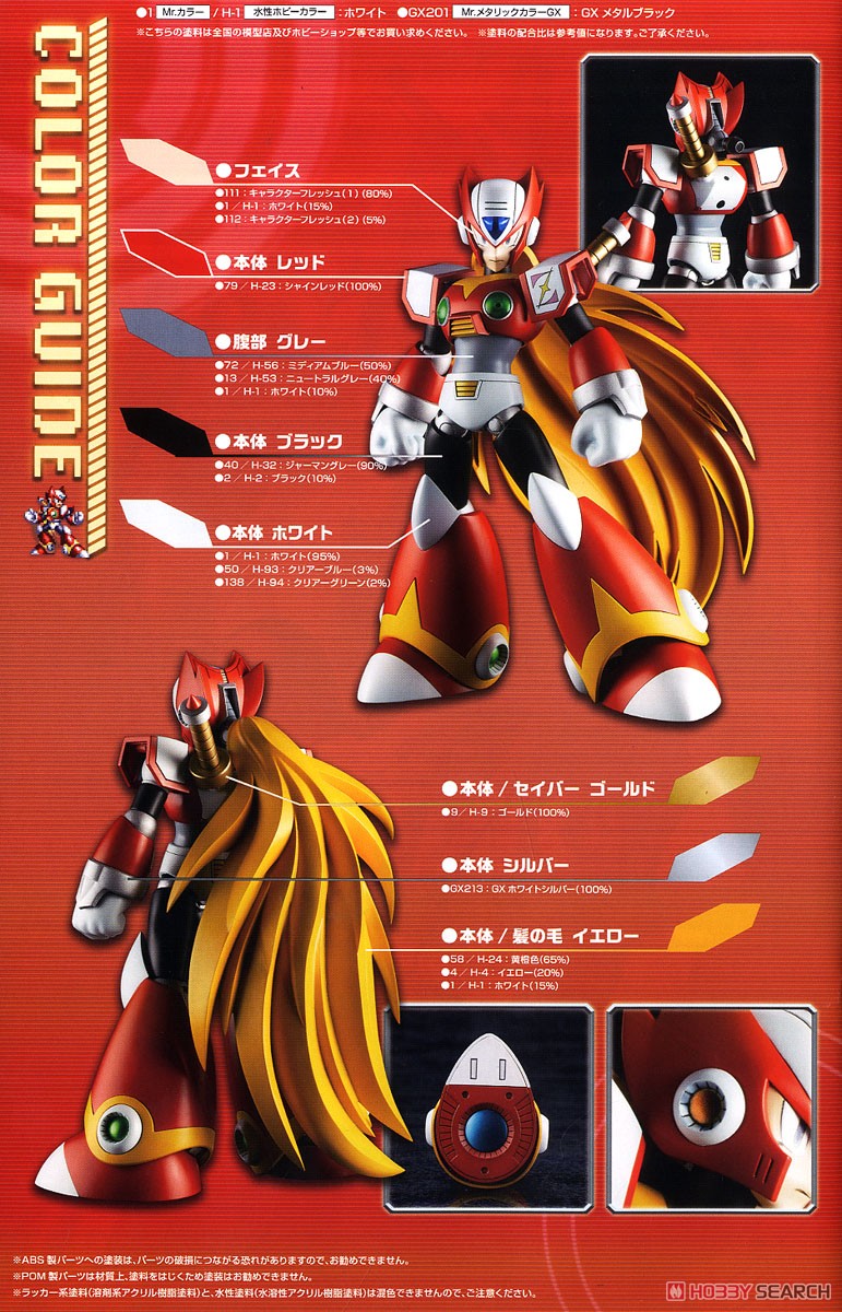 Mega Man X Zero (Plastic model) Color1