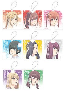 If My Favorite Pop Idol Made It to the Budokan, I Would Die Acrylic Initial Key Chain (Set of 8) (Anime Toy)