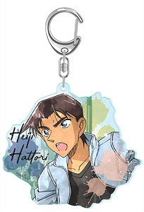 Detective Conan Wet Color Series -Tracking- Acrylic Key Ring Heiji Hattori (Anime Toy)