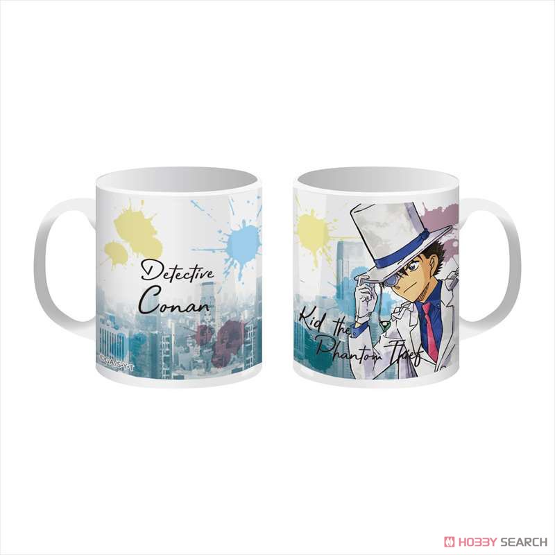 Detective Conan Wet Color Series -Tracking- Mug Cup Kid the Phantom Thief (Anime Toy) Item picture1