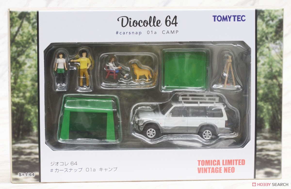 Diorama Collection64 #CarSnap01a Camp (Diecast Car) Package1