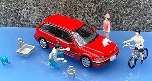 Diorama Collection64 #CarSnap02a Car Wash (Diecast Car)