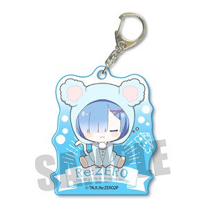 Characchu! Acrylic Key Ring Re:Zero -Starting Life in Another World- Rem (Pajamas) (Anime Toy)