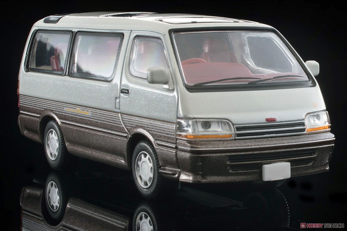 TLV-N208a Hiace Super Custom Limited (White/Brown) (Diecast Car) Item picture7