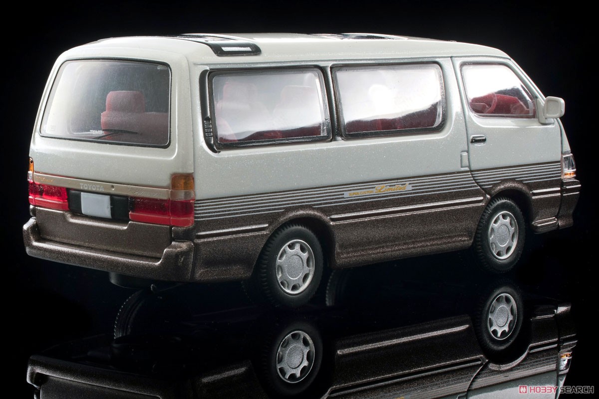 TLV-N208a Hiace Super Custom Limited (White/Brown) (Diecast Car) Item picture8