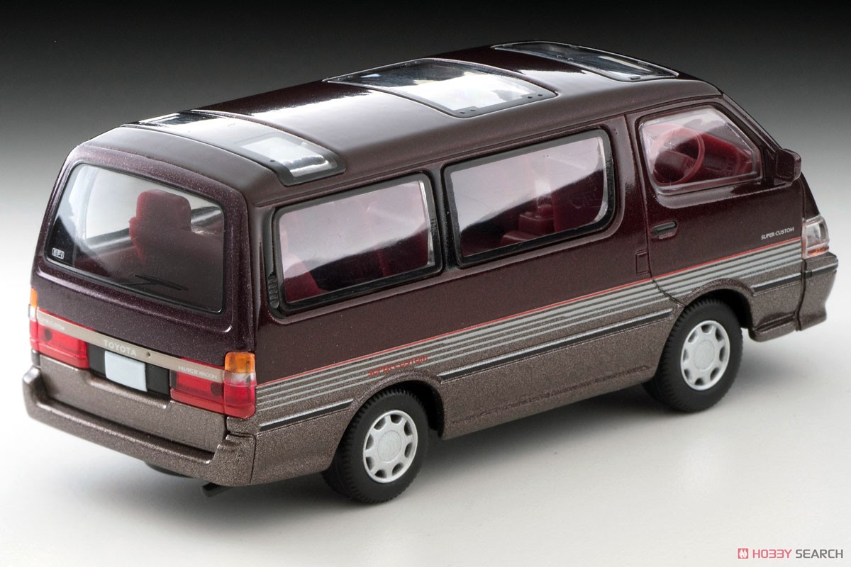 TLV-N208b Hiace Super Custom (DarkRed/Brown) (Diecast Car) Item picture2