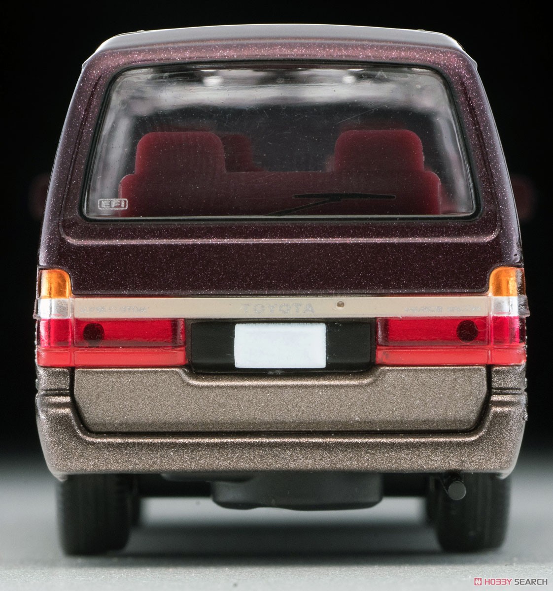 TLV-N208b Hiace Super Custom (DarkRed/Brown) (Diecast Car) Item picture4
