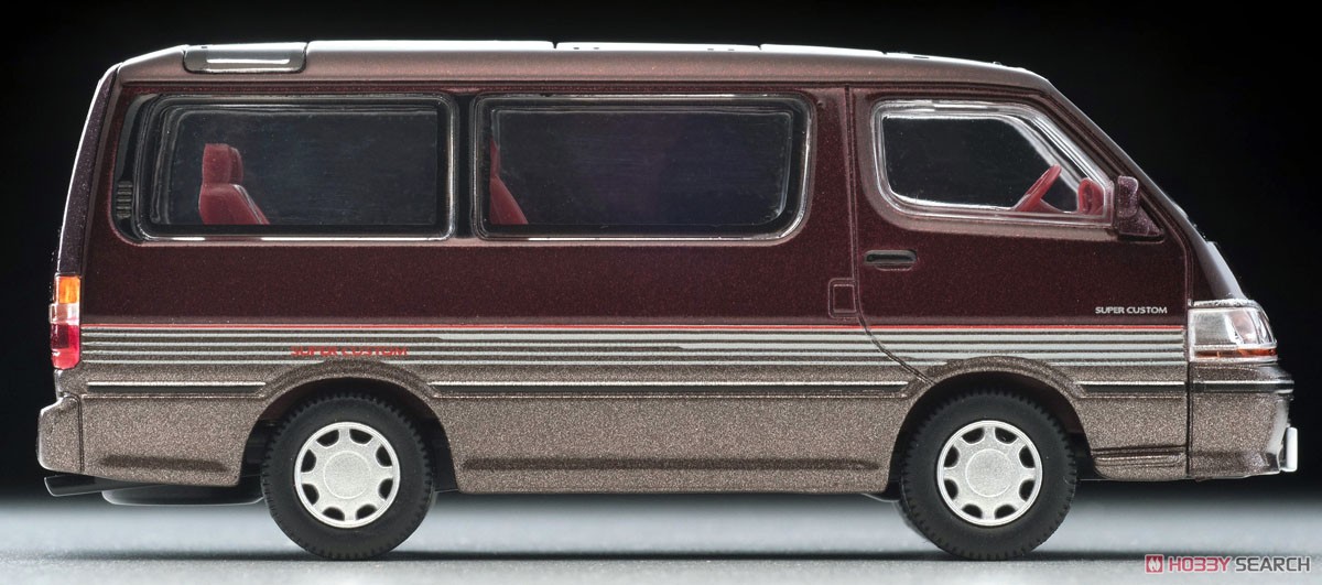 TLV-N208b Hiace Super Custom (DarkRed/Brown) (Diecast Car) Item picture6