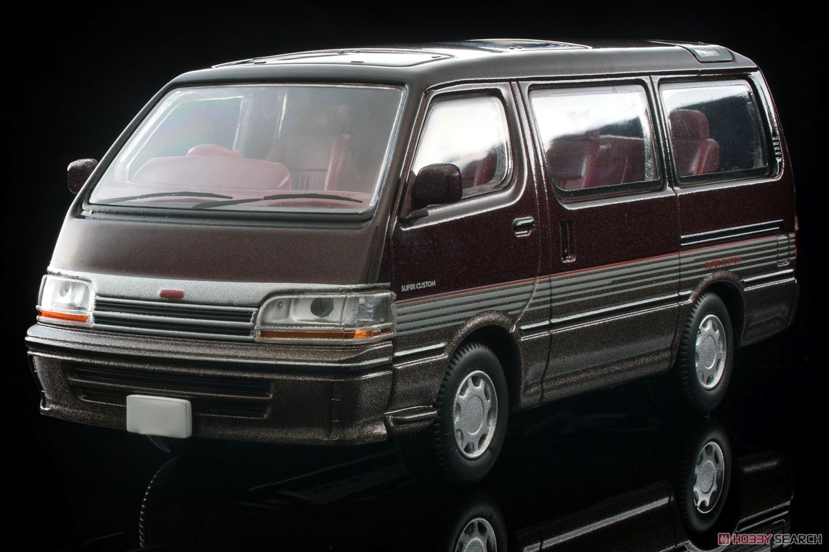 TLV-N208b Hiace Super Custom (DarkRed/Brown) (Diecast Car) Item picture7