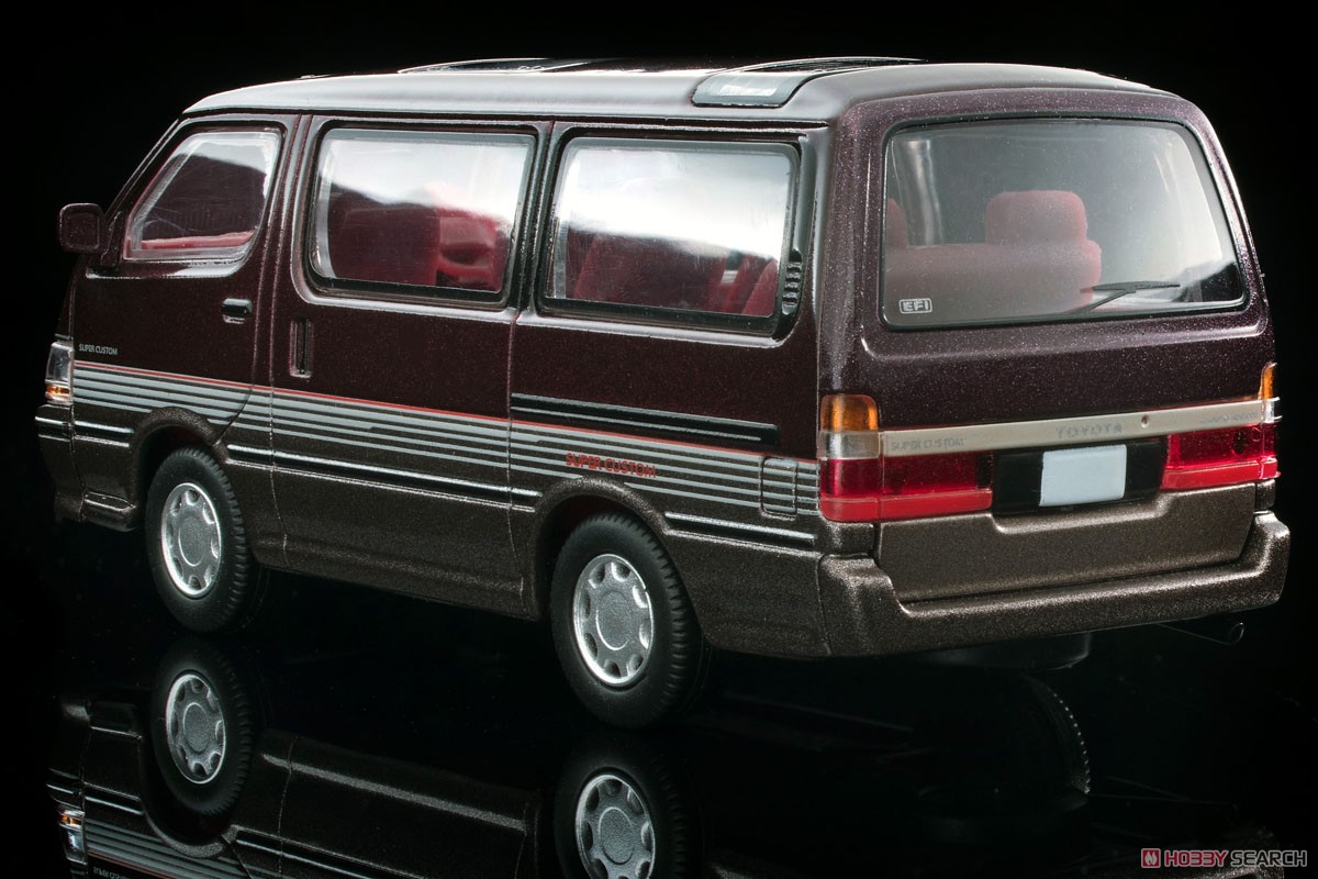 TLV-N208b Hiace Super Custom (DarkRed/Brown) (Diecast Car) Item picture8