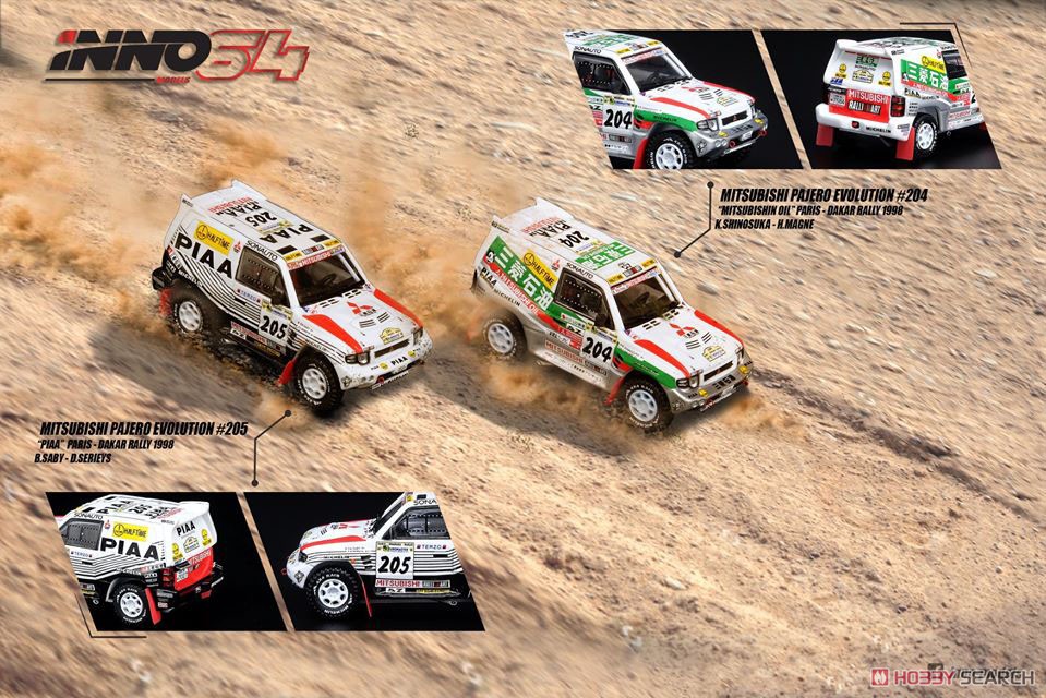 三菱 パジェロ エボリューション #204 `MITSUBISHIN OIL` Paris - Dakar 1998 (ミニカー) その他の画像1