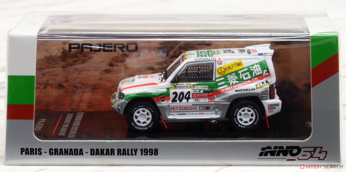 Mitsubishi Pajero Evolution #204 `Mitsubishin Oil` Paris - Dakar 1998 (Diecast Car) Package1