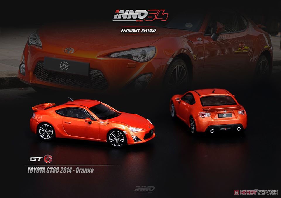 Toyota GT86 2014 Orange (Diecast Car) Other picture1