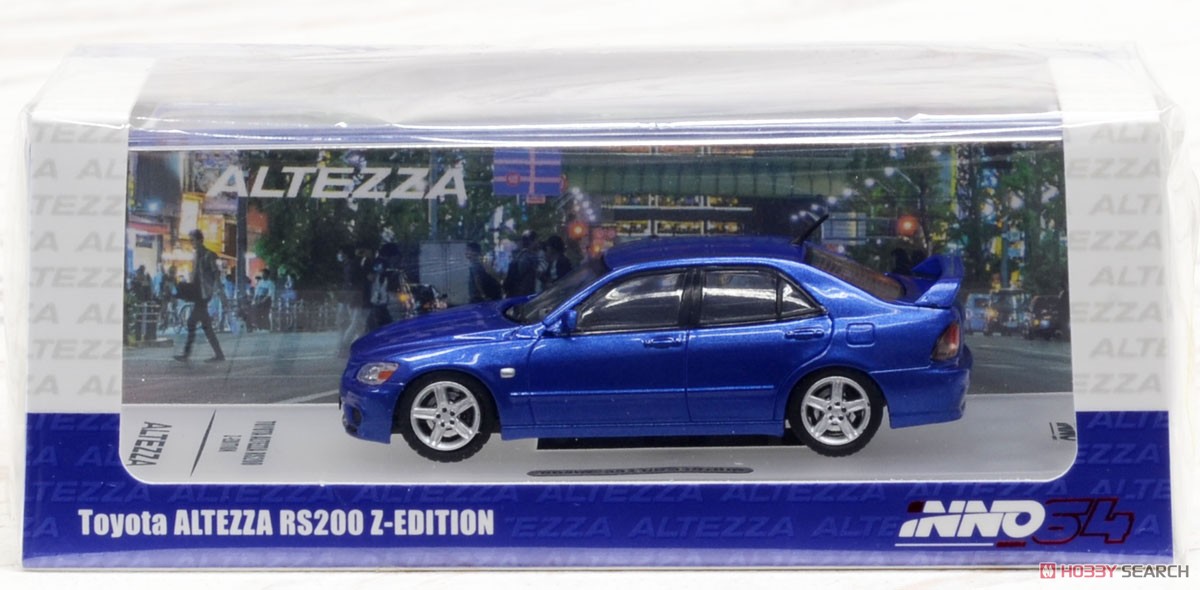 Toyota Altezza RS200 Z-Edition Blue (Diecast Car) Package1