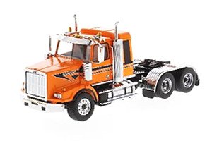 Western Star 4900 SB Sleeper Tandem Tractor Metallic Orange (Diecast Car)