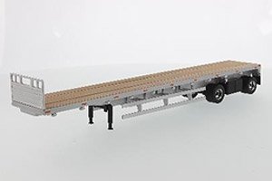 53` Flatbed Trailer Silver (Diecast Car)