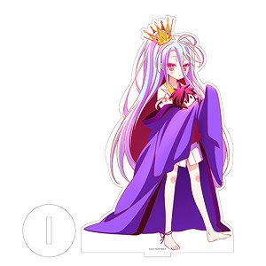 [No Game No Life] Big Acrylic Stand (Shiro/Kimono) (Anime Toy)