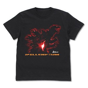 Godzilla Godzilla 2000 Poster Visual T-shirt Black S (Anime Toy)