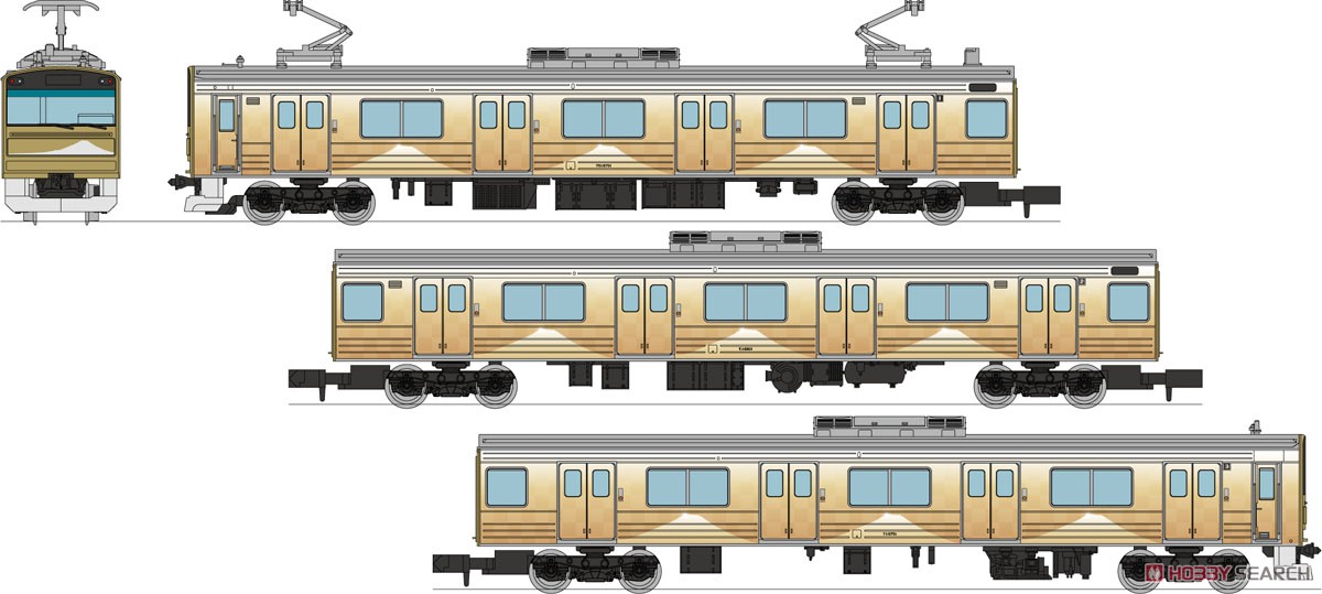 鉄道コレクション 富士急行 6000系 開業90周年記念車両 (3両セット) (鉄道模型) その他の画像1