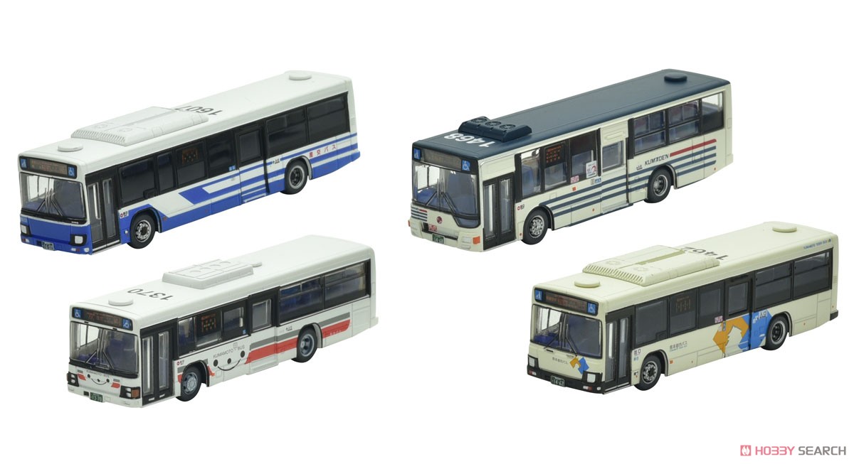 The Bus Collection Kumamoto Sakuramachi Bus Terminal Set A (4 Cars Set) (Model Train) Item picture1