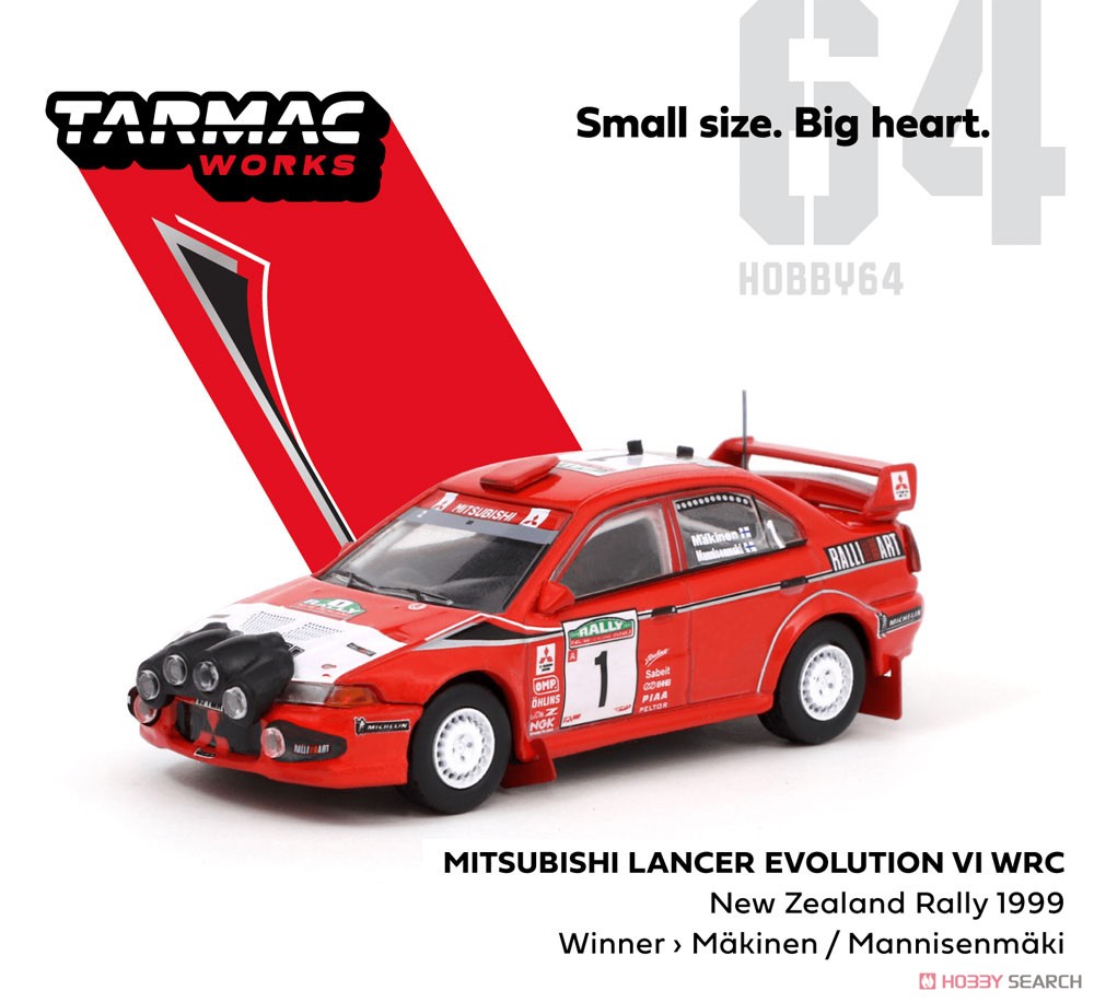 Mitsubishi Lancer Evolution VI WRC New Zealand Rally 1999 Winner Makinen / Mannisenmaki (ミニカー) 商品画像1