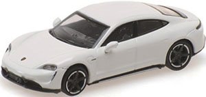 ポルシェ タイカン ターボ S 2019 ホワイト (ミニカー)