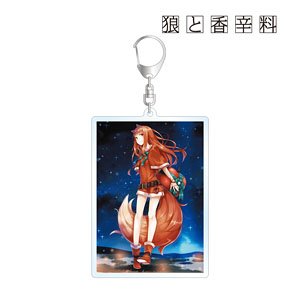 Spice and Wolf Jyuu Ayakura Sensei Especially Illustrated Holo Santa Ver. Big Acrylic Key Ring (Anime Toy)