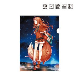 Spice and Wolf Jyuu Ayakura Sensei Especially Illustrated Holo Santa Ver. Clear File (Anime Toy)