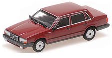 ボルボ 740 GL 1986 ダークレッド (ミニカー)