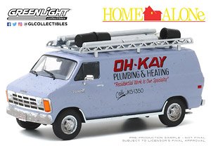 Home Alone (1990) - 1986 Dodge Ram Van `Oh-Kay Plumbing & Heating` (ミニカー)