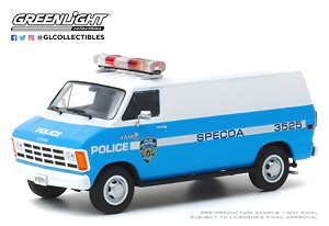 1987 Dodge Ram B250 Van - New York City Police Dept (NYPD) (ミニカー)