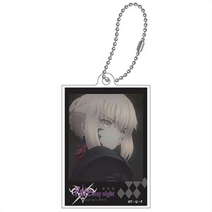 Fate/stay night: Heaven`s Feel Die-cut Acrylic Ball Chain Vol.3 Saber (Anime Toy)