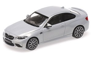 BMW M2 コンペティション 2019 シルバー (ミニカー)