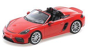 ポルシェ 718 ボクスター スパイダー (982) 2020 INDISCHROT (レッド) (ミニカー)