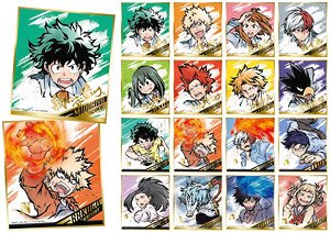My Hero Academia Visual Colored Paper Collection Brushstroke (Set of 16) (Anime Toy)