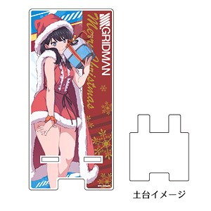 Smartphone Chara Stand [SSSS.Gridman] 04 Rikka Takarada Christmas Ver. (Anime Toy)