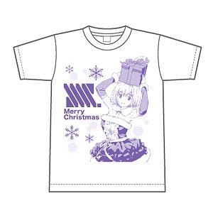 Tシャツ 「SSSS.GRIDMAN」 04 新条アカネ クリスマスver. (キャラクターグッズ)