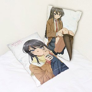 [Rascal Does Not Dream of a Dreaming Girl] Pillow Cover (Mai Sakurajima/School Uniform) (Anime Toy)