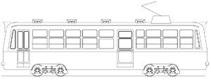 1/80(HO) Sapporo City Transportation Bureau Type 230 / Type 240 B-type Kit (Unassembled Kit) (Model Train)