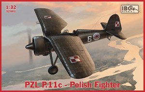 PZL P.11c -Polish Fighter (Plastic model)
