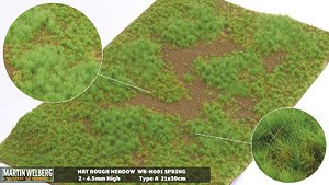 Mat Rough Meadow 4.5mm High Spring (Plastic model)