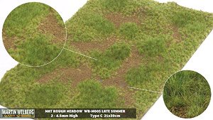 Mat Rough Meadow 4.5mm High Late Summer (Plastic model)