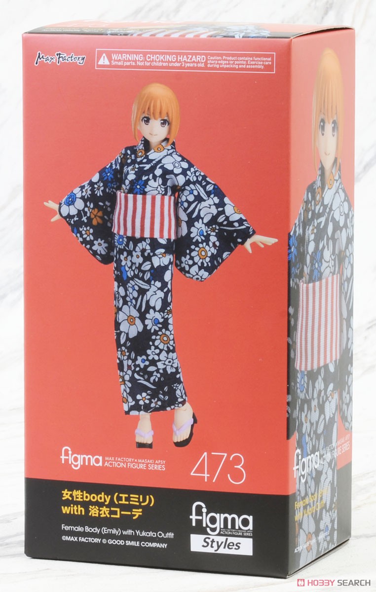 figma Female Body (Emily) with Yukata Outfit (PVC Figure) Package1