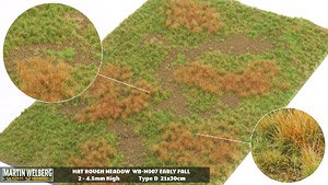 Mat Rough Meadow 4.5mm High Early Fall (Plastic model)